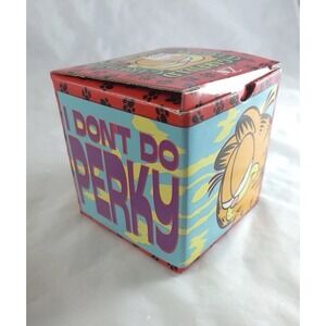 Paws Garfield "I Don't Do Perky" Mug Cup Coffee Tea Retro Collectible with box!
